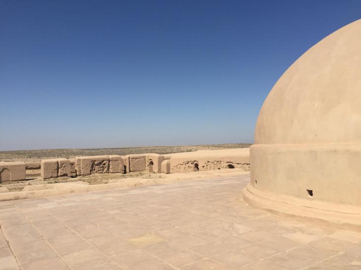 Fayaz Tepe, also Fayoz-Tepe, is a Buddhist archaeological site in the Central Asia region of Bactria, in the Termez oasis near the city of Termez in southern Uzbekistan