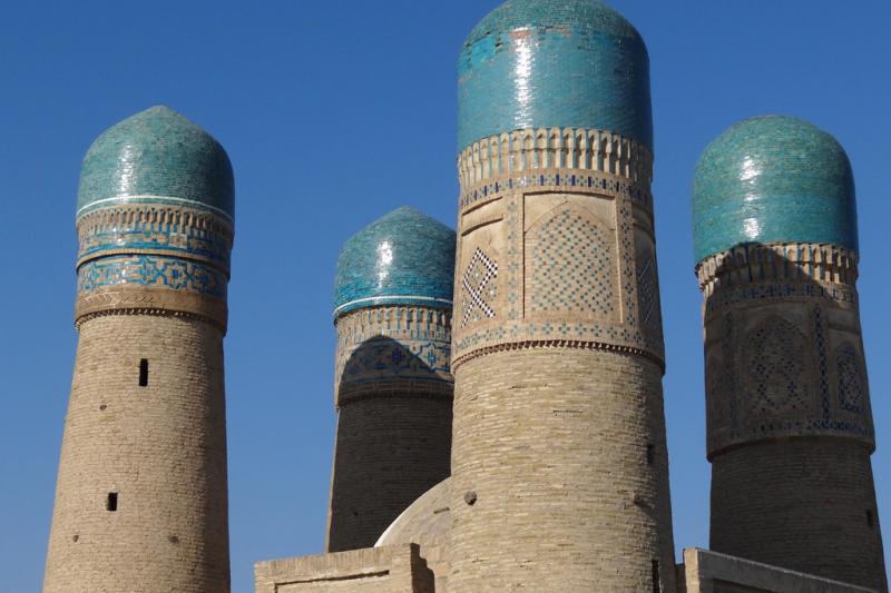 Towers of Char Minar (Former Medresseh) - Bukhara - Uzbekistan