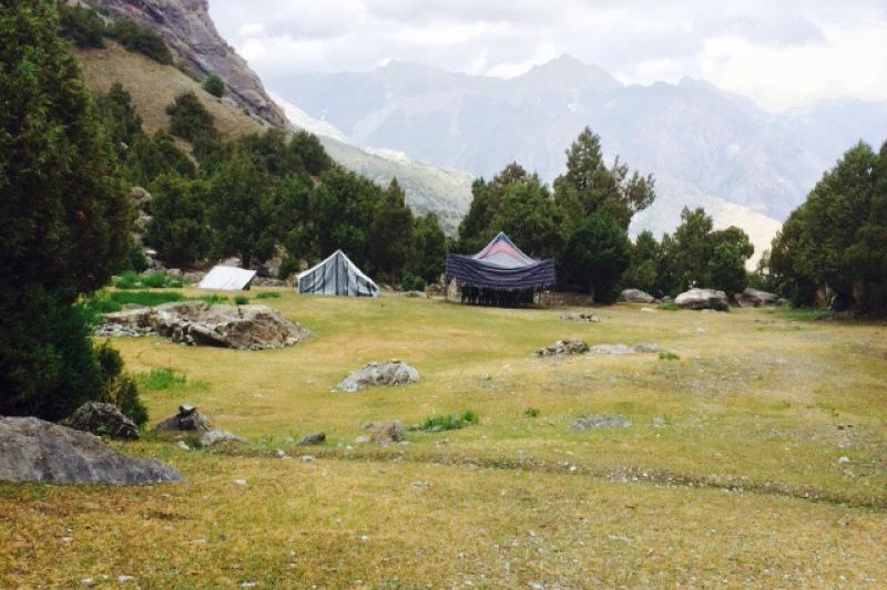 Alplager Alaudin base camp - Chapdara valley - Fan mountains - Tajikistan