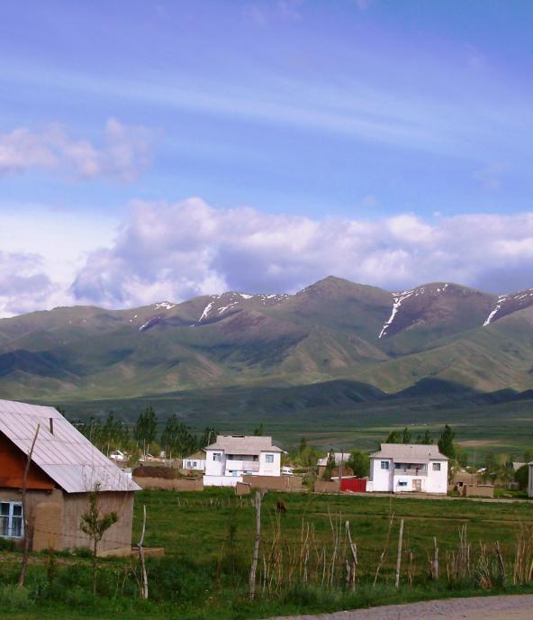 Kyzart village, also called Djanaryk